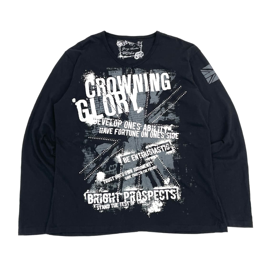 Gang buster 펑크 고딕 긴팔 티셔츠 상품이미지2