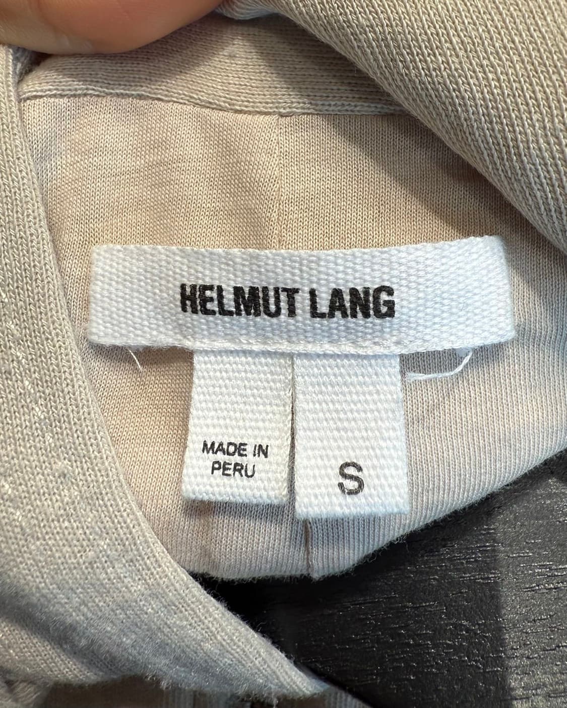 헬무트랭 아이보리 넥 집업 코튼 자켓  상품이미지8