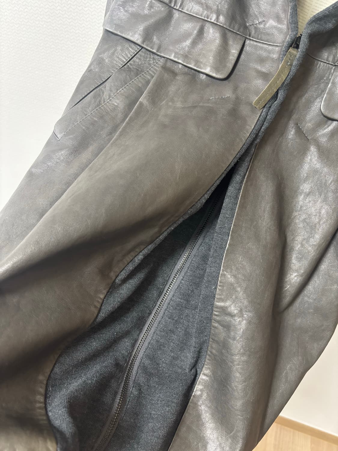 리얼 레더 코트 상품이미지3