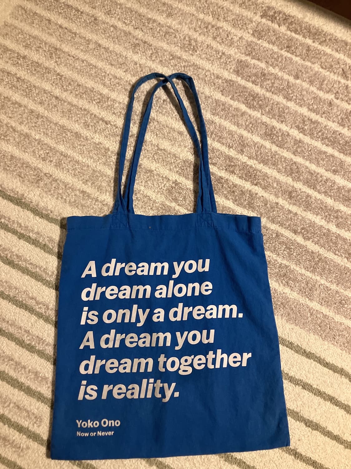 모마 MOMA x 오코 요노 블루 에코백 숄더백 가방 상품이미지4