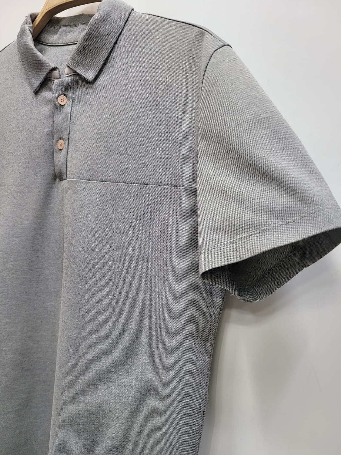 TIME 한섬 타임 옴므 카라 반팔 티셔츠 / 남 95 그레이
 상품이미지4