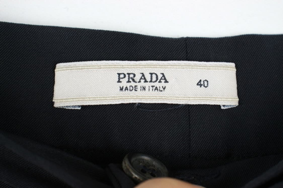 PRADA 미니멀 검정 슬랙스 상품이미지5