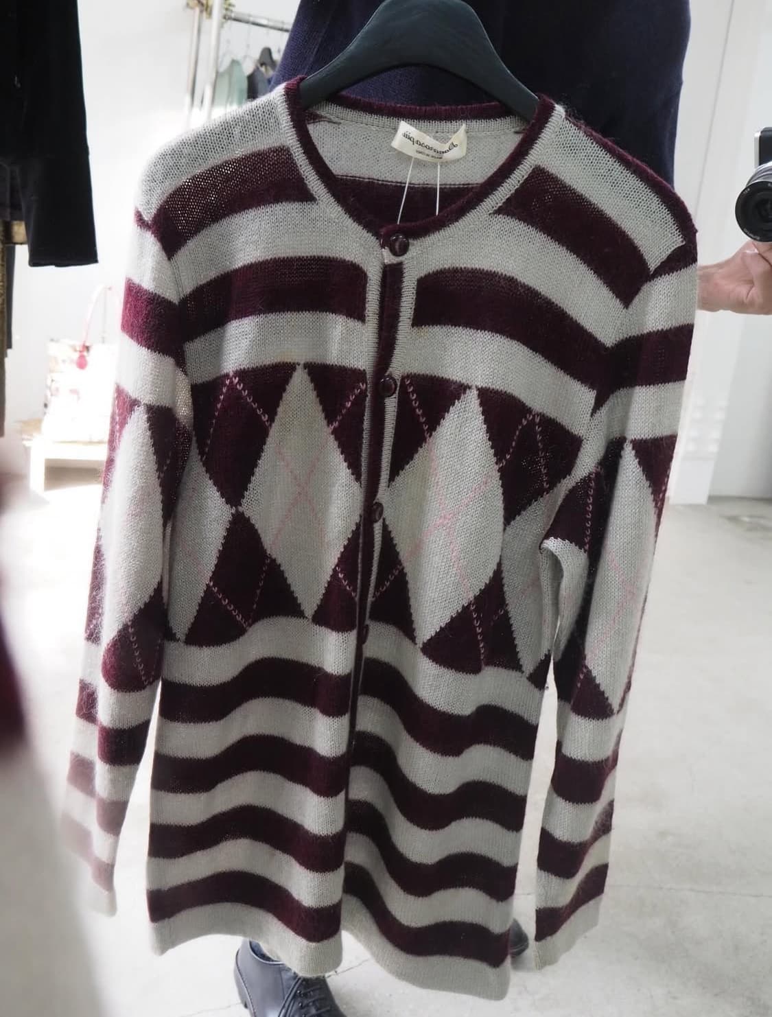 old vintage mohair blend knit 상품이미지1