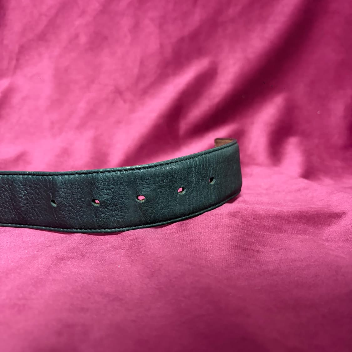 발리 블랙 레더 벨트 상품이미지5