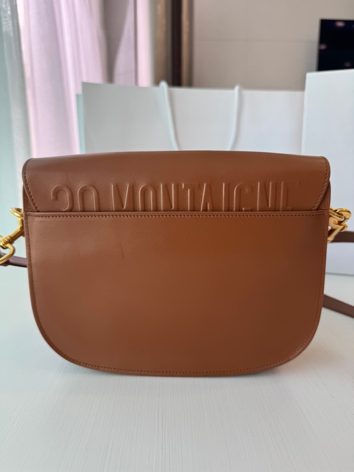 디올 바비백 미디움 브라운 상품이미지3