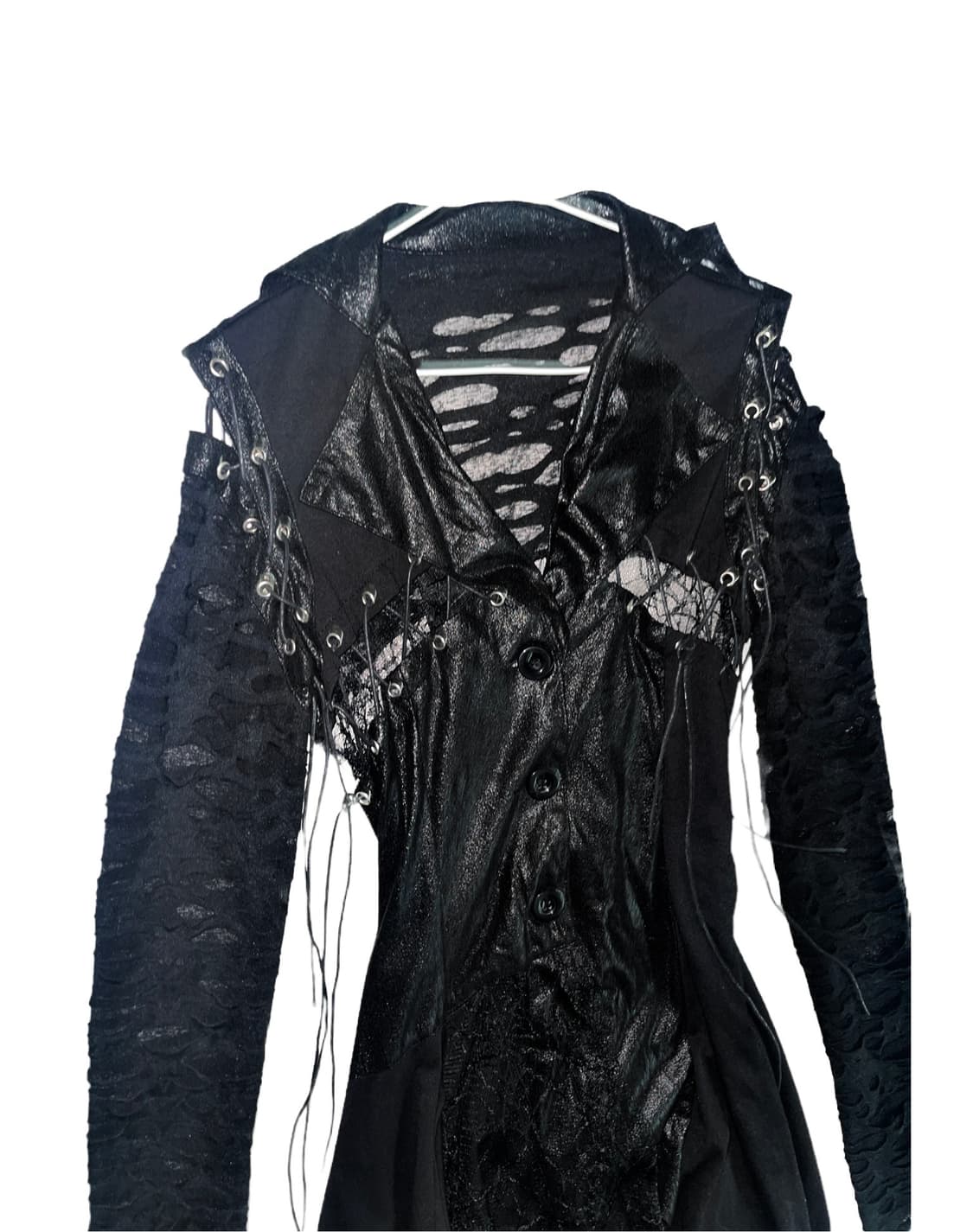 Addictrap 디스트로이드 고딕펑크 롱자켓 상품이미지4