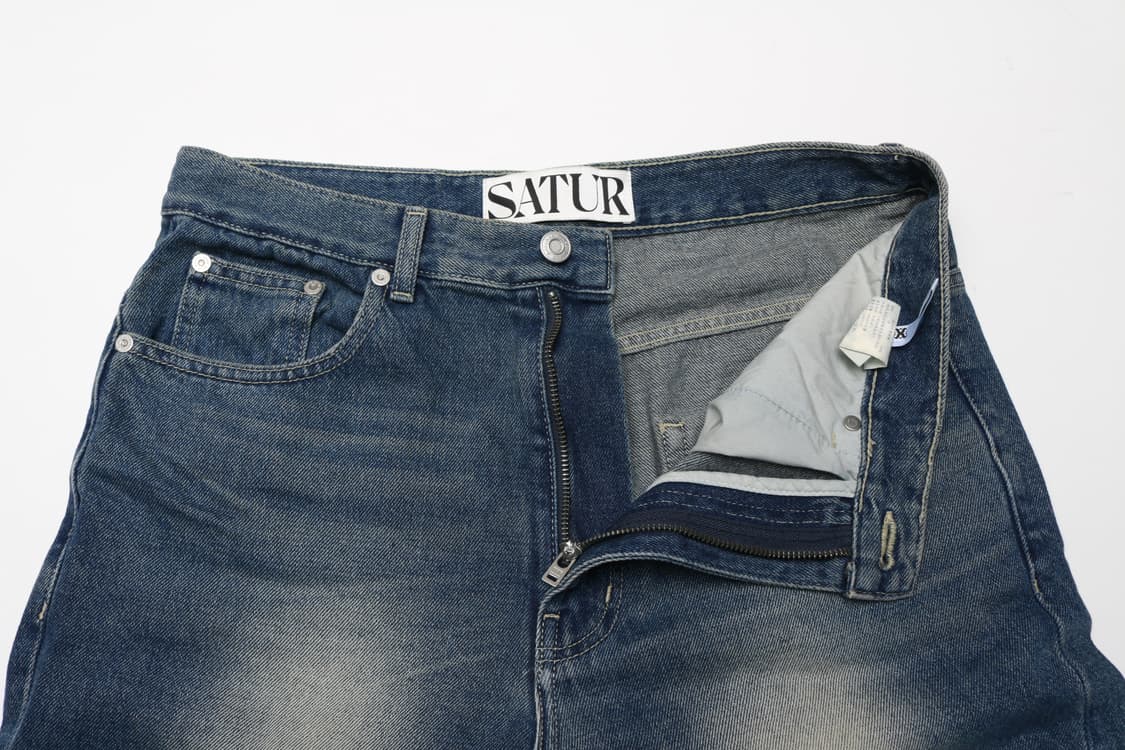 [M] 세터 브루클린 뉴트로 와이드 워시드 데님 팬츠 상품이미지2