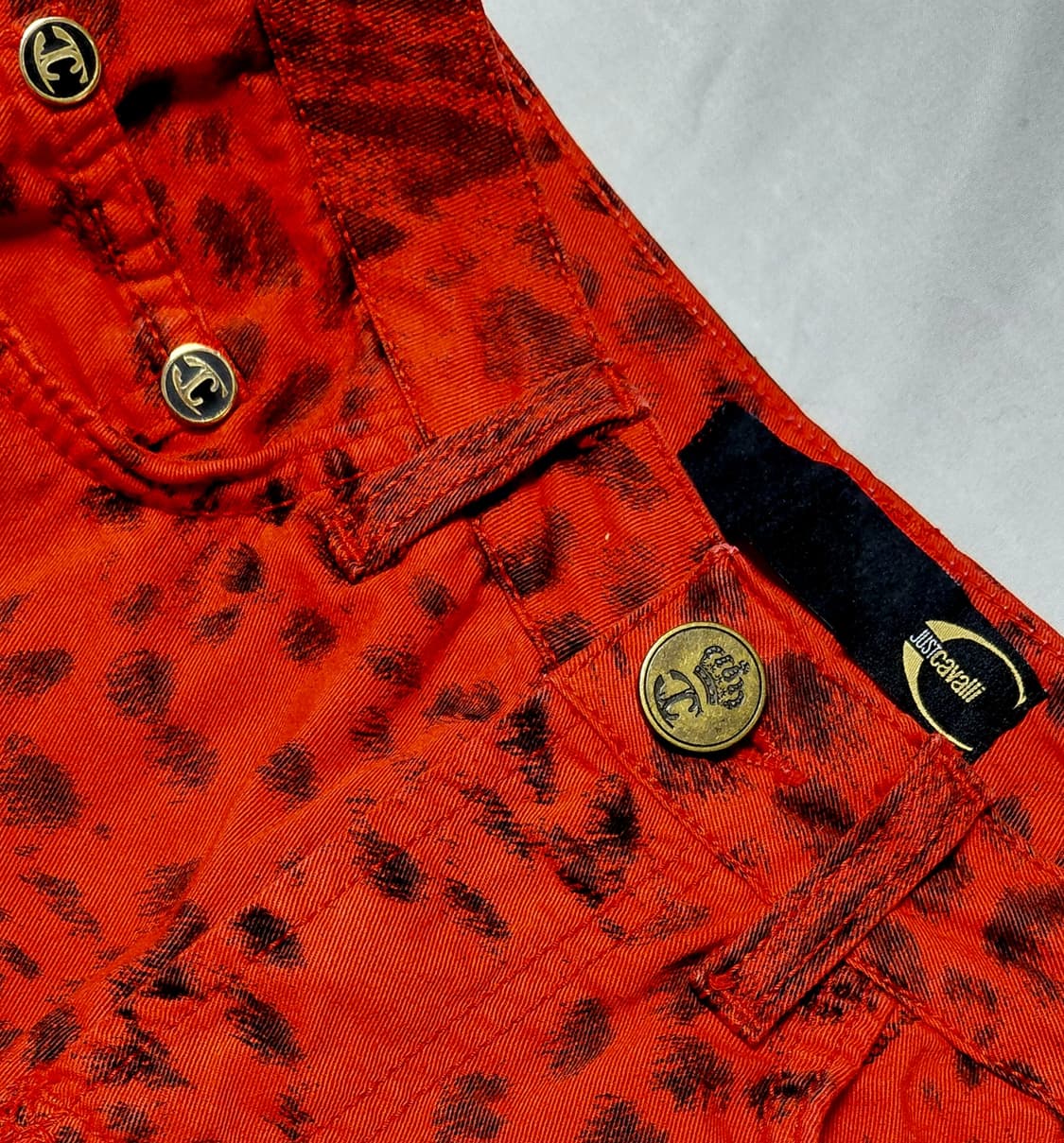 [정품] 저스트 카발리(Just Cavalli) 레오파드 스키니 팬츠 상품이미지1