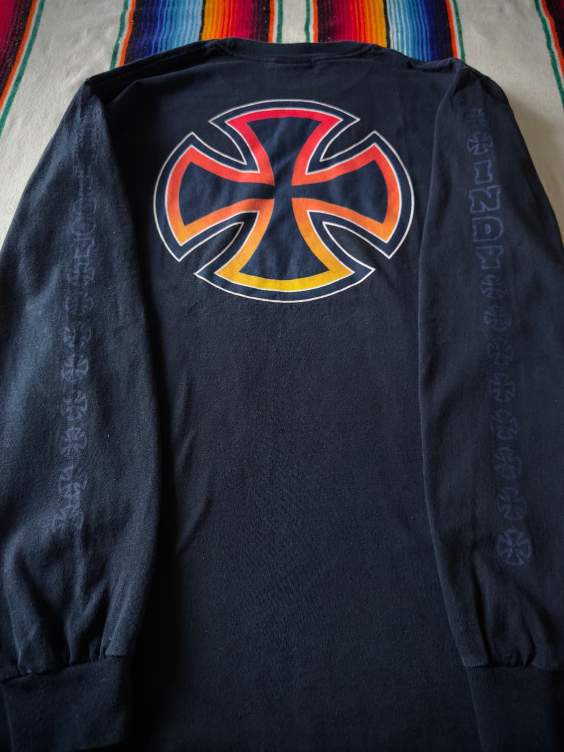 00's Independent iron cross Longsleeve  상품이미지3