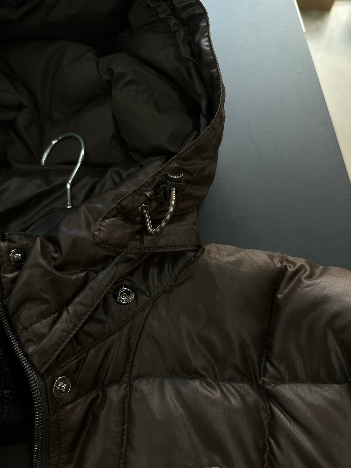 노스페이스 우먼스 600다운 투웨이 패딩자켓 초코 상품이미지9