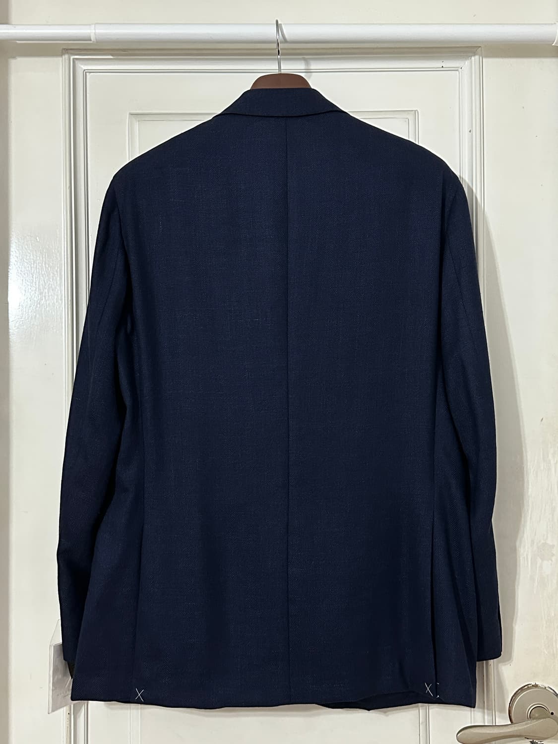 [새제품] 마에스트로 로로피아나 저지자켓 네이비 저지자켓 54L 상품이미지3