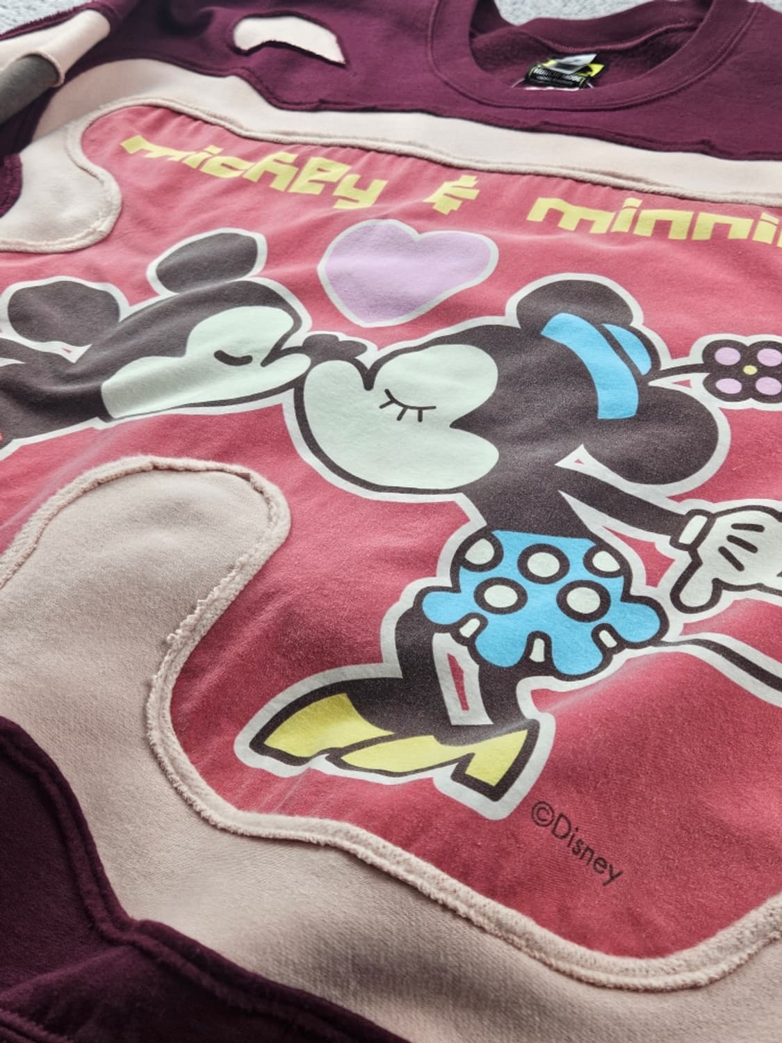 길단X디즈니 미키 아플리케 커스텀 맨투맨 스웻 셔츠 (XL)/ 10815 상품이미지9