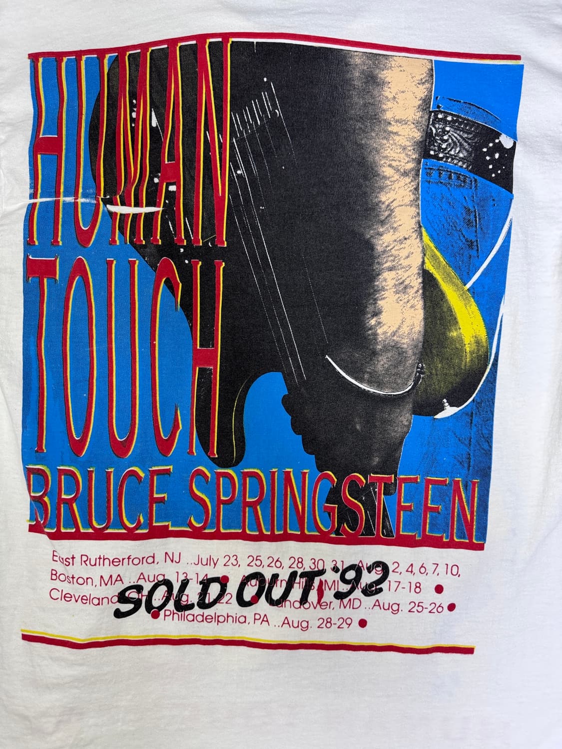빈티지 90s 브루스스프링스틴 BRUCE SPRINGSTEEN 투어티 L 상품이미지6