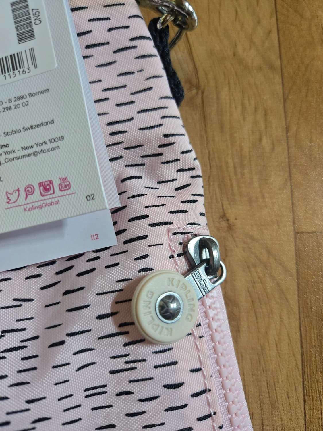 키플링 정품  베이비핑크 에코백 크로스백 상품이미지4