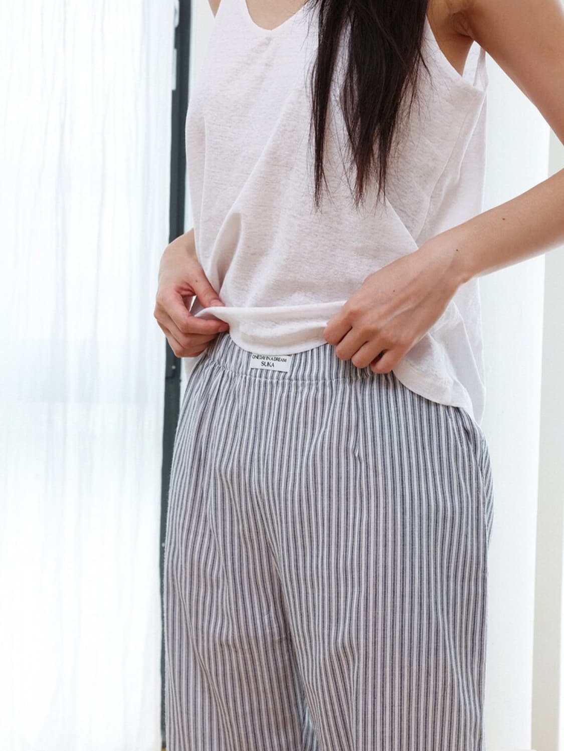수카 Marine stripe pants 블루 여성용  상품이미지1