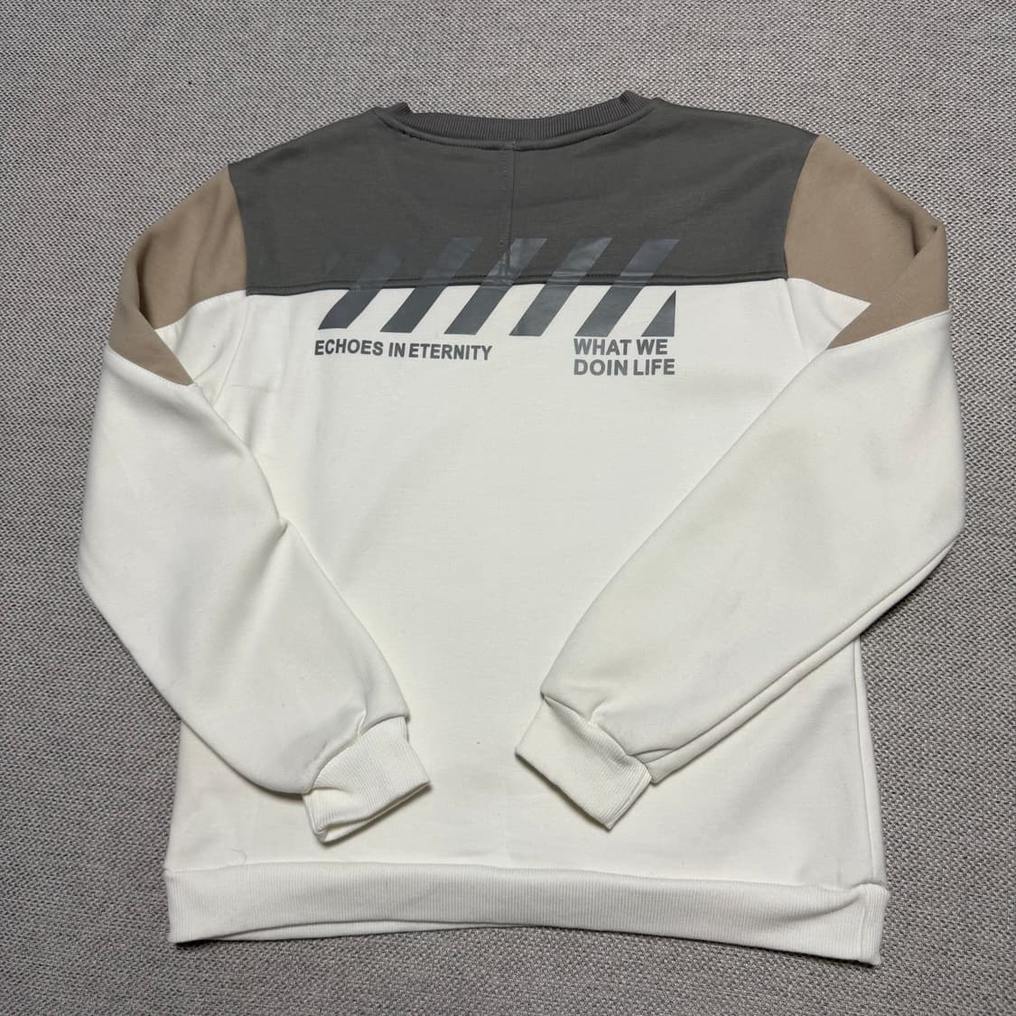 PXG 배색 맨투맨 상품이미지4