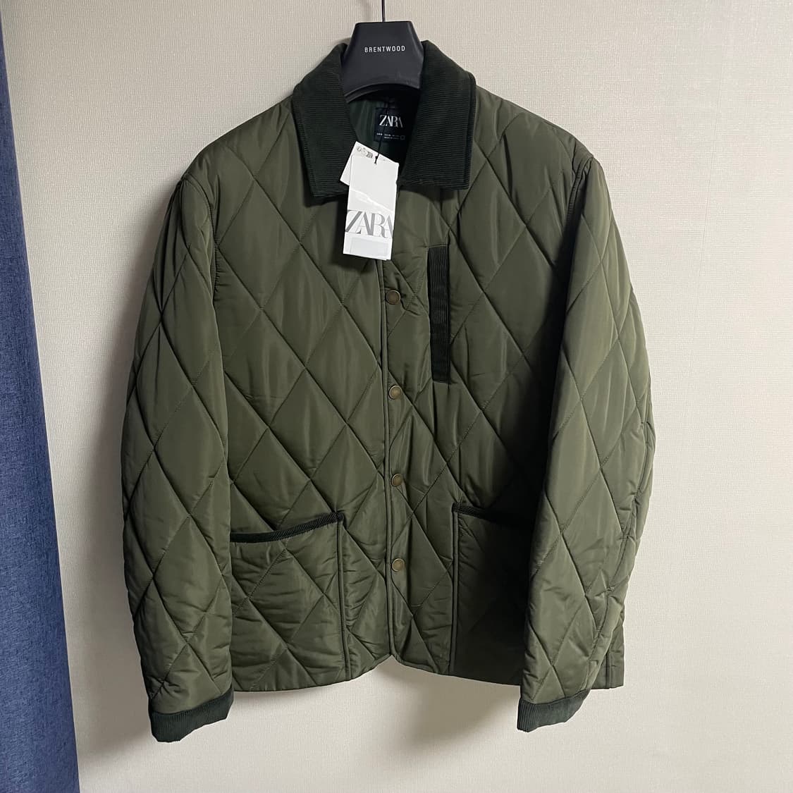 [XL] ZARA 퀄팅 자켓 새제품 상품이미지2
