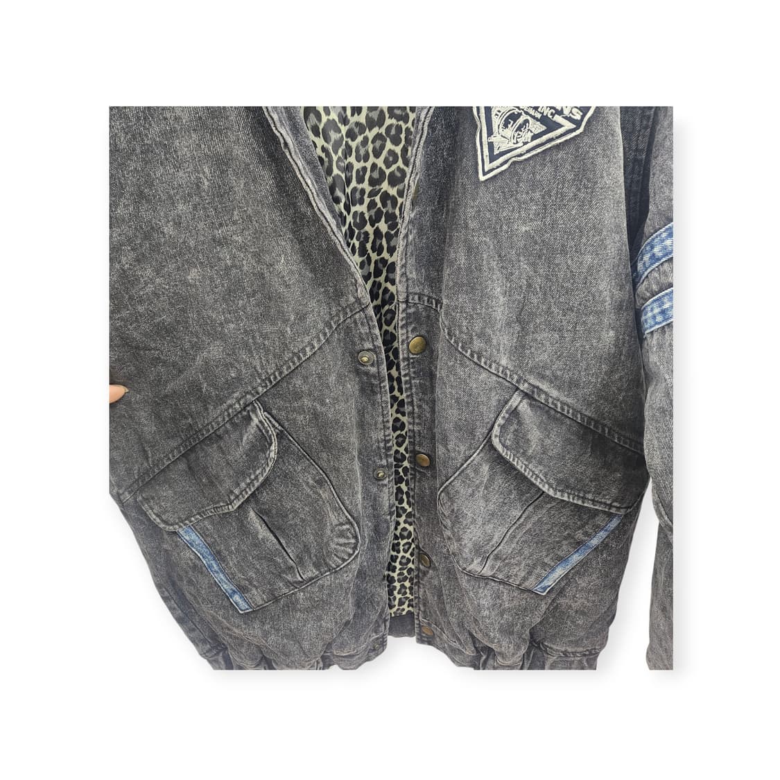 리플레이 빈티지 데님 자켓 워싱 블랙 상품이미지4