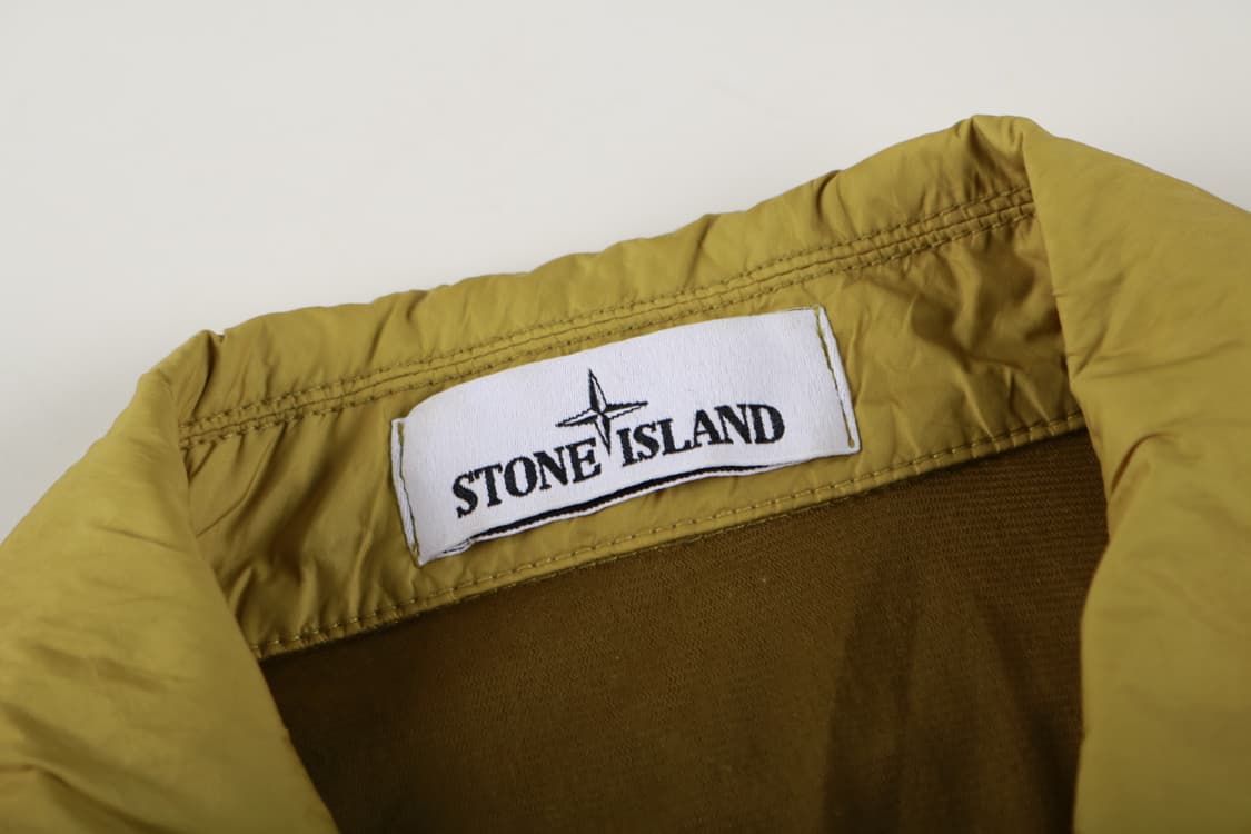 [L] 스톤아일랜드 21fw 크링클랩스 옐로우 나일론 오버셔츠 자켓 상품이미지5