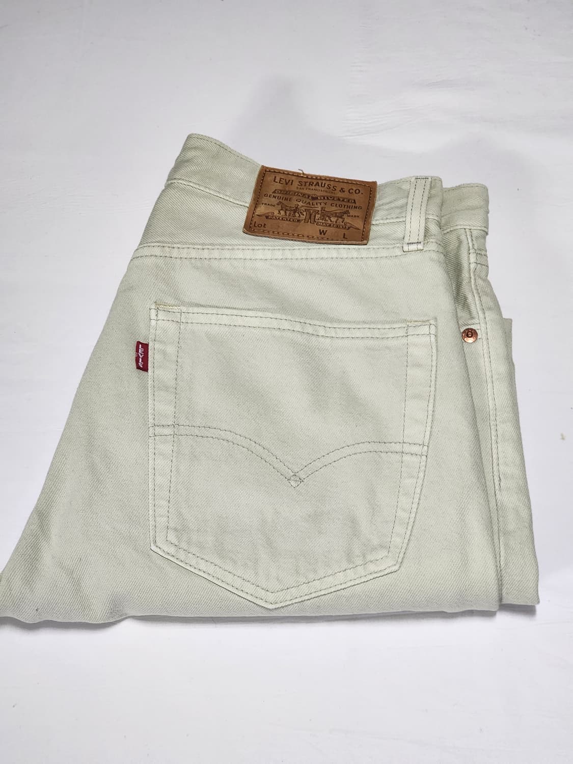 리바이스 551Z 베이지 W30 청바지 상품이미지3