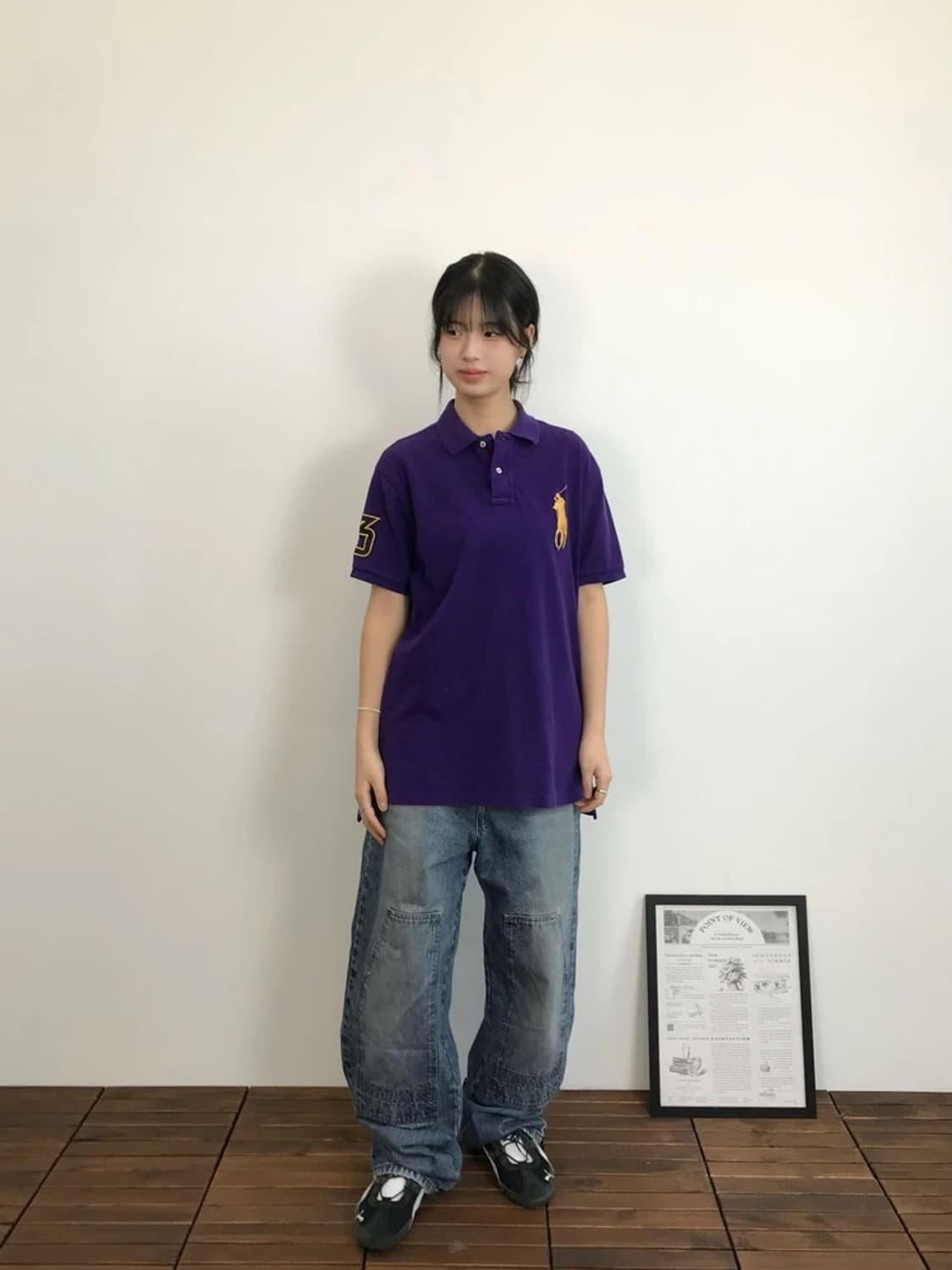 Polo Ralph Lauren Big Pony Polo Purple 상품이미지1