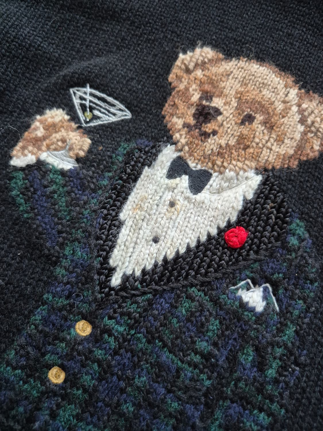 폴로 마티니 베어 후드 니트 상품이미지3