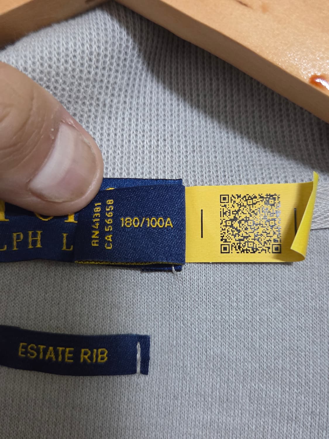 [폴로 랄프로렌] 코튼 에스테이트 립 하프집업 | 00146 상품이미지4