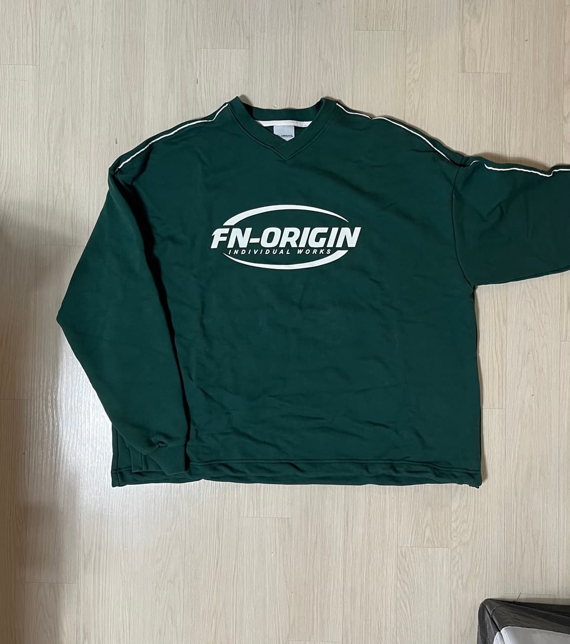 필루미네이트 오버핏 오리지널 트랙 스웨트 셔츠(그린) 상품이미지2