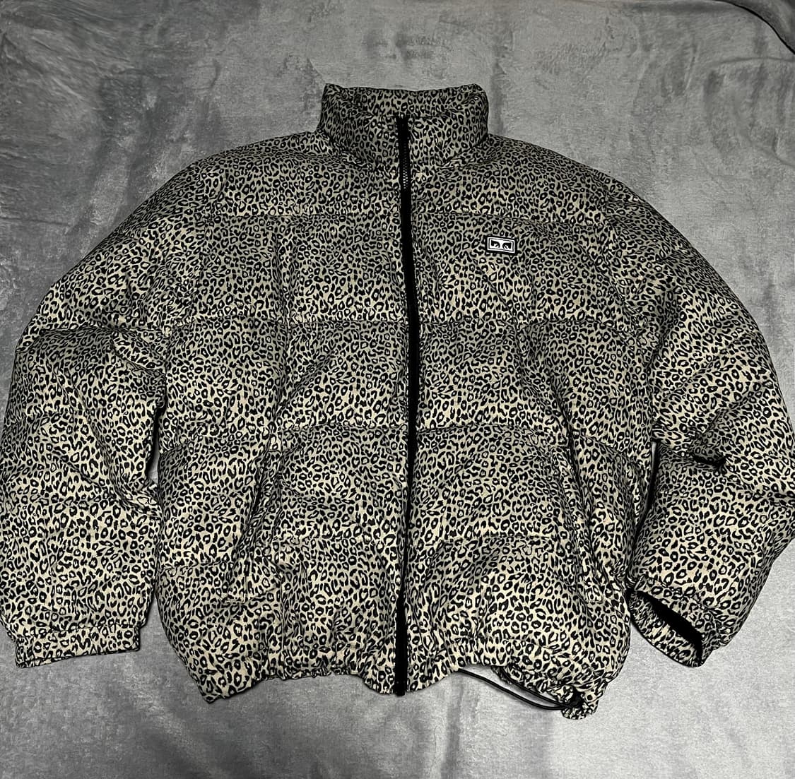 오베이 레오파드 패딩 XL 상품이미지1