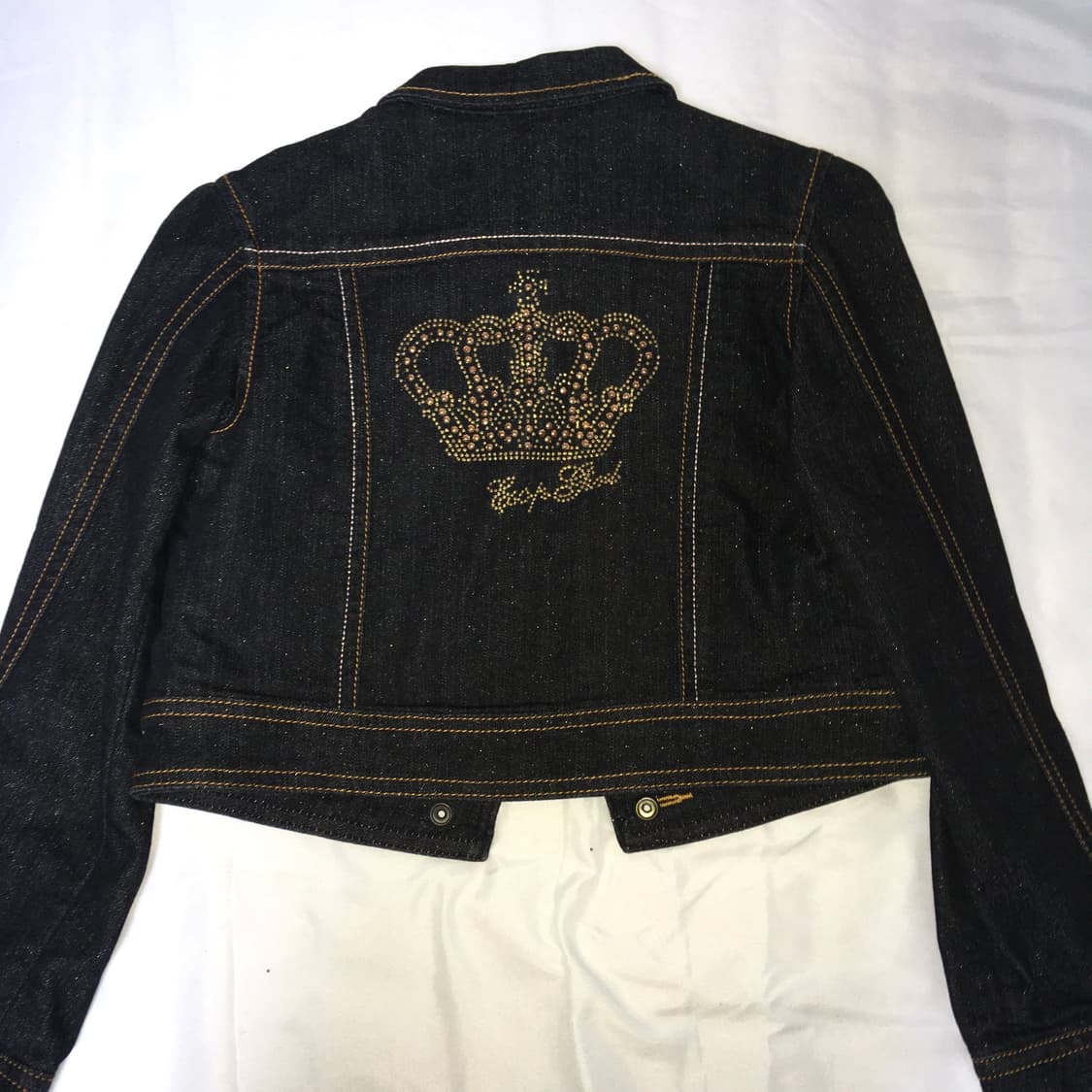 빈티지 y2k 청자켓 상품이미지3