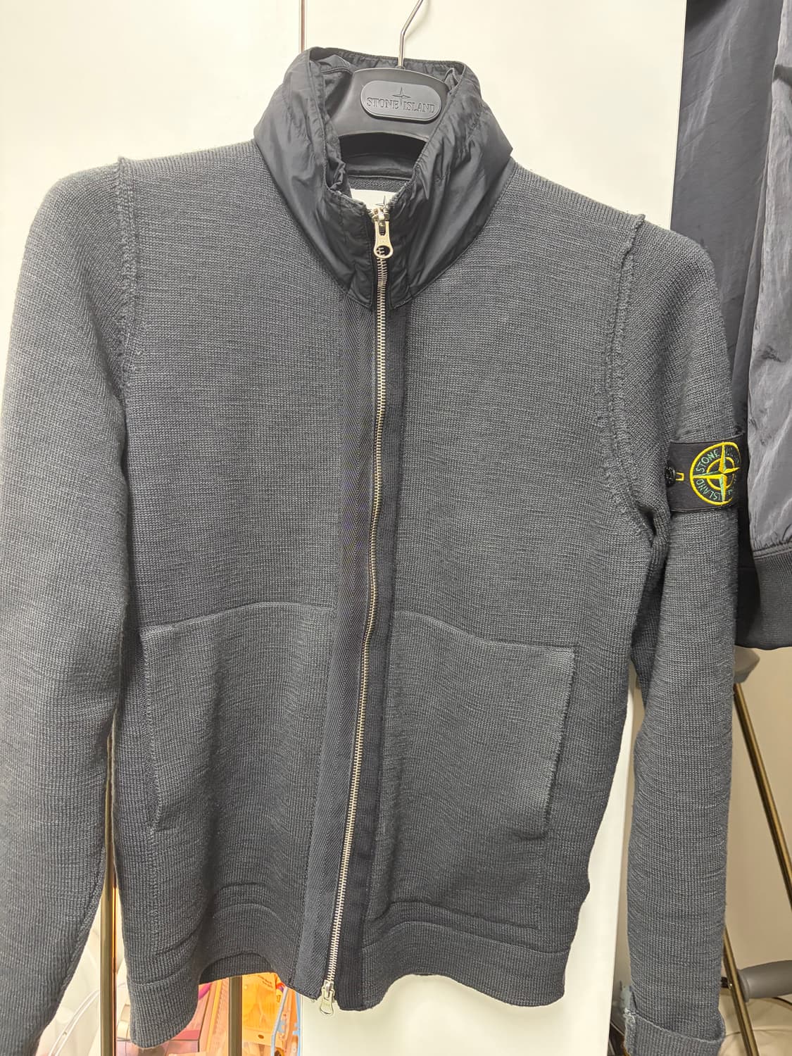 스톤아일랜드 니트 후드집업 S 상품이미지1
