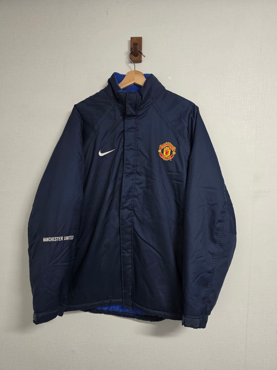00s 나이키 맨체스터 유나이티드 네이비 패딩 점퍼 M 상품이미지1