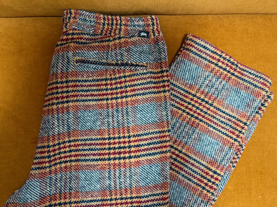 스투시 루즈 플레이드 브라이언 팬츠 상품이미지5