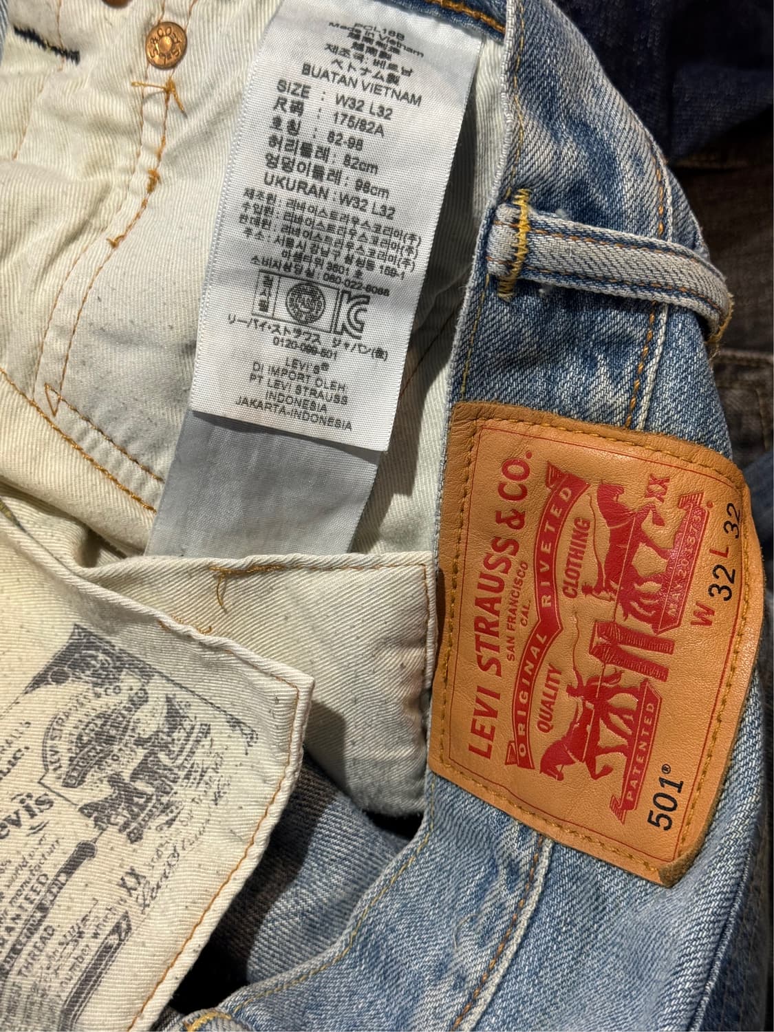 리바이스 501 피치 상품이미지6