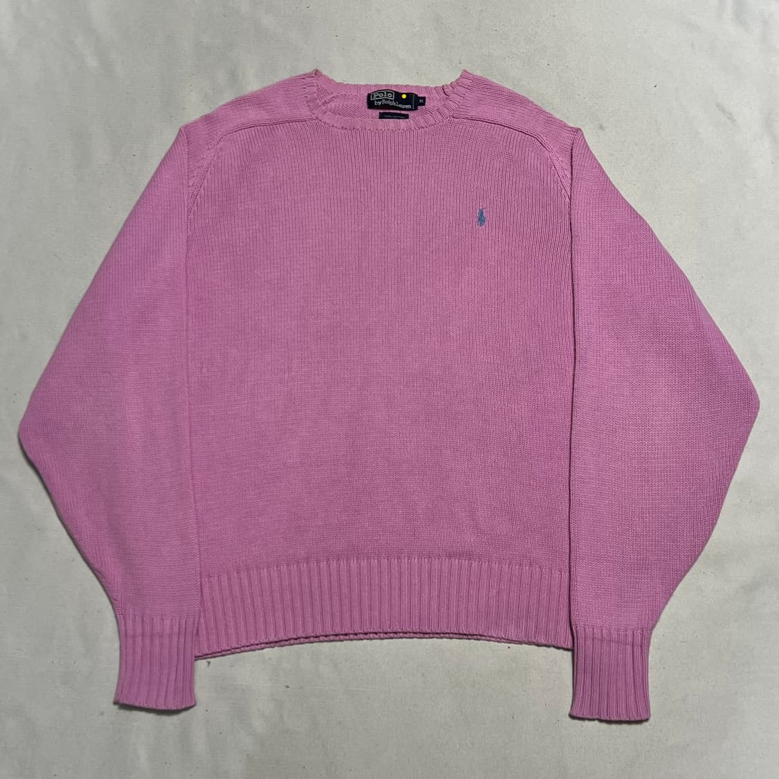 XL 폴로랄프로렌 핑크 코튼 니트 상품이미지2