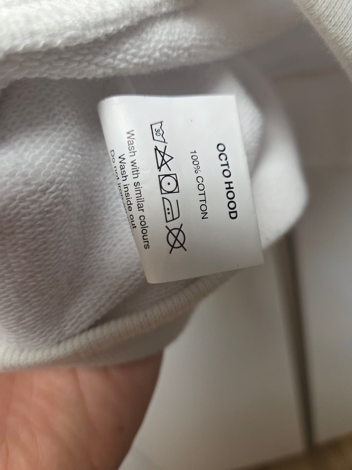 팔라스 옥토 후드티 M 흰색 상품이미지5