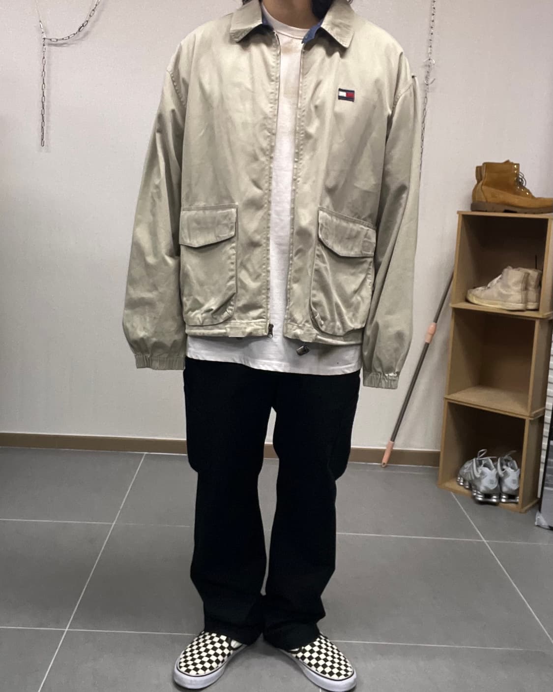 (2XL~3XL)90'S 타미힐피거 블루종-M2083 상품이미지1