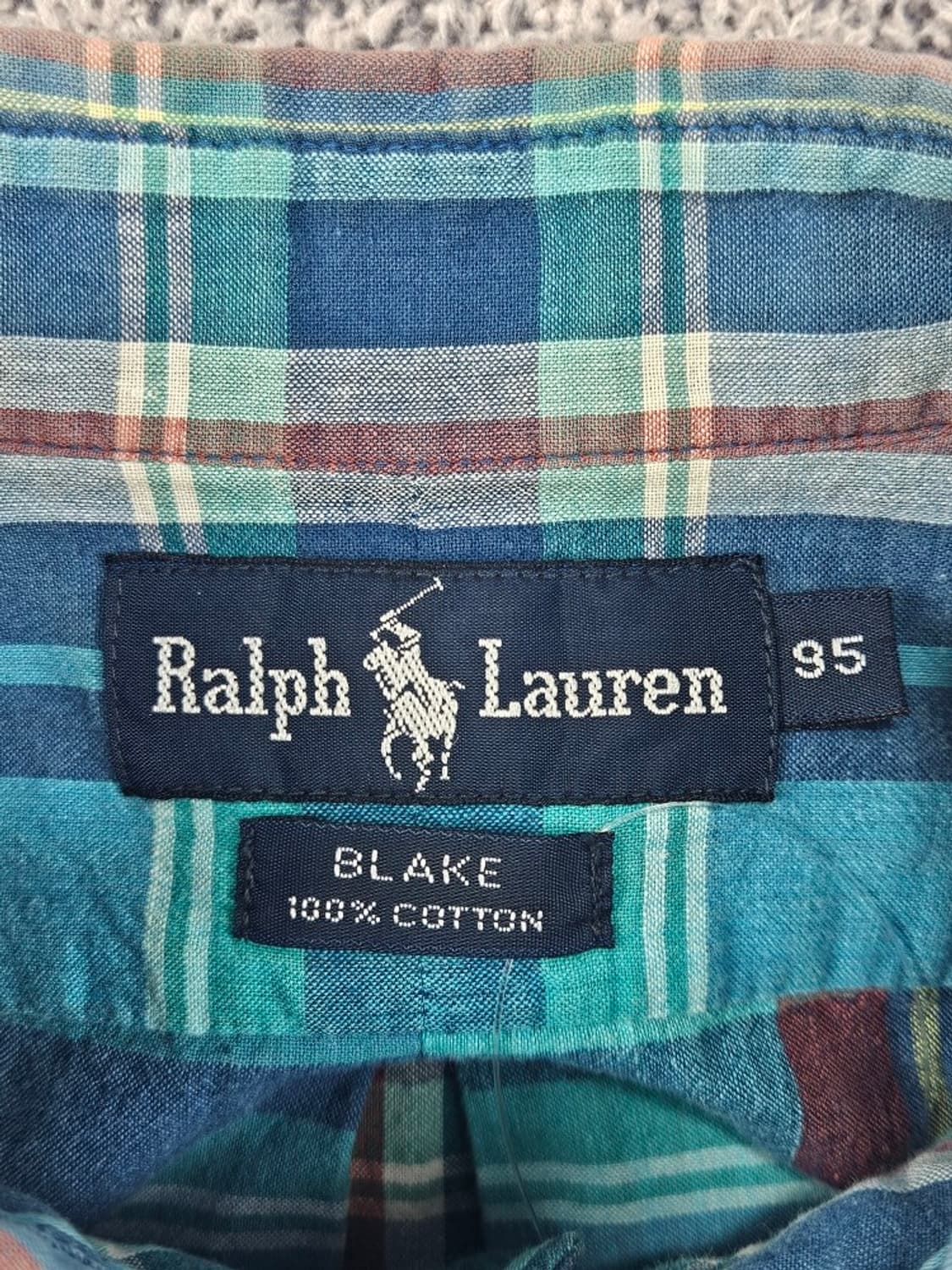 폴로랄프로렌 체크 하프 반팔 셔츠 ( 95 ) / 11918 상품이미지7