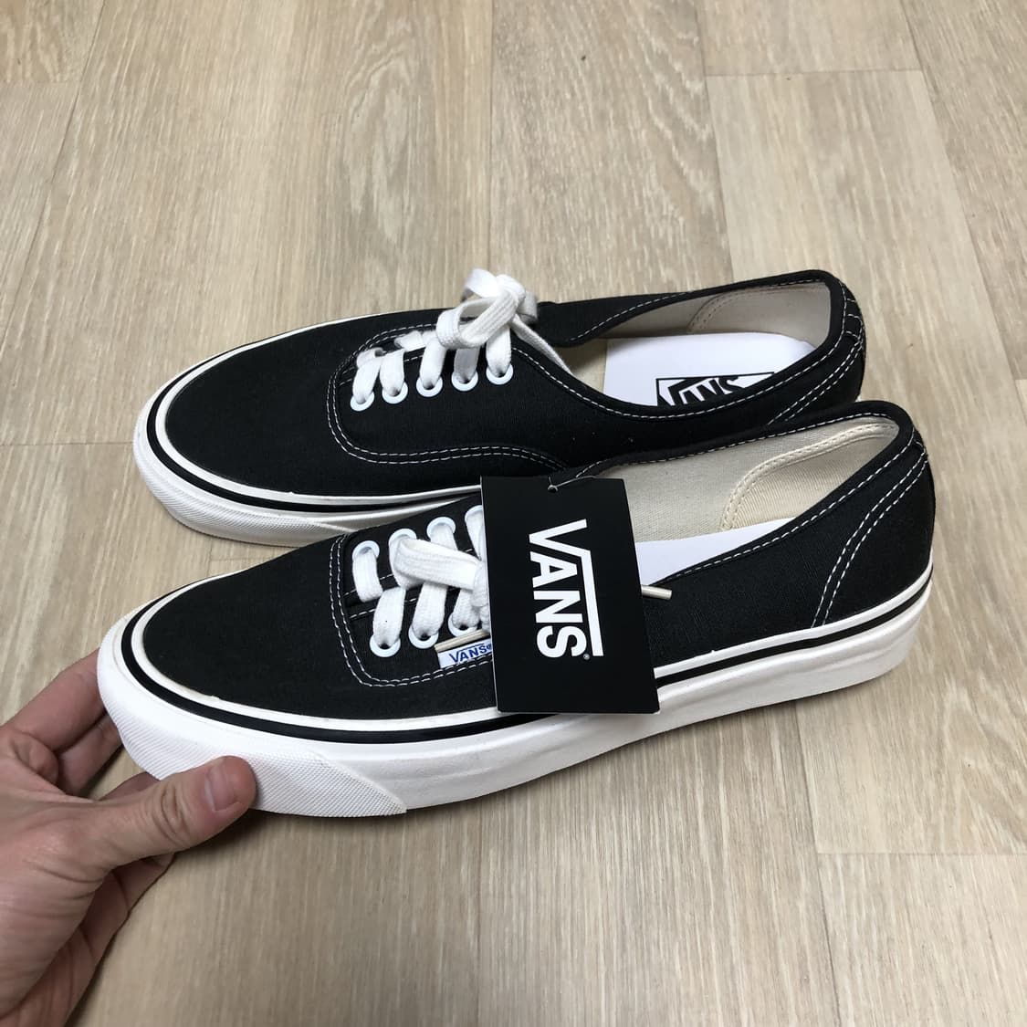 (270) 새상품 반스 VANS 애너하임 팩토리 44DX 어센틱 블랙 상품이미지1
