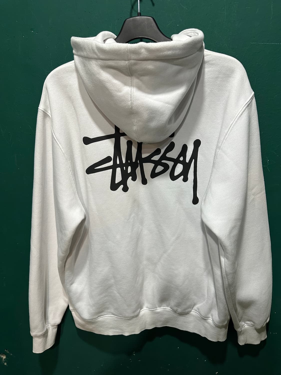 스투시 베이직 후드티 화이트 100-105 상품이미지3