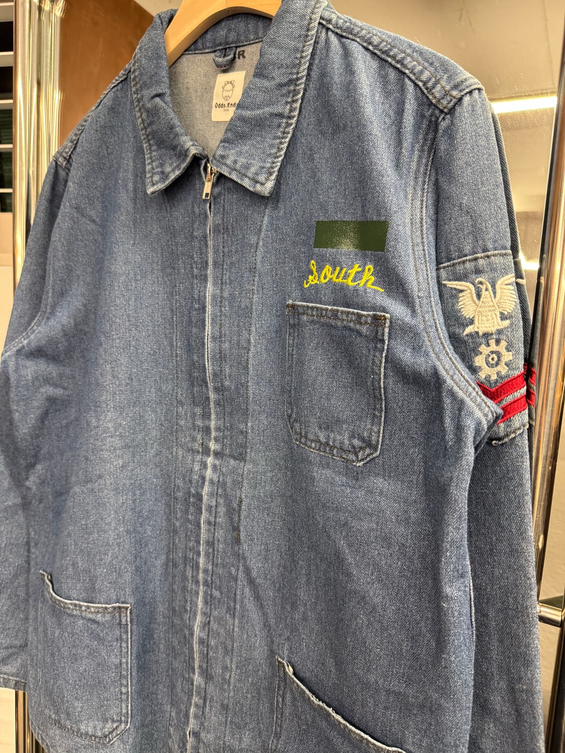 toga odds&ends 뒷판 프린팅 데님자켓 상품이미지2