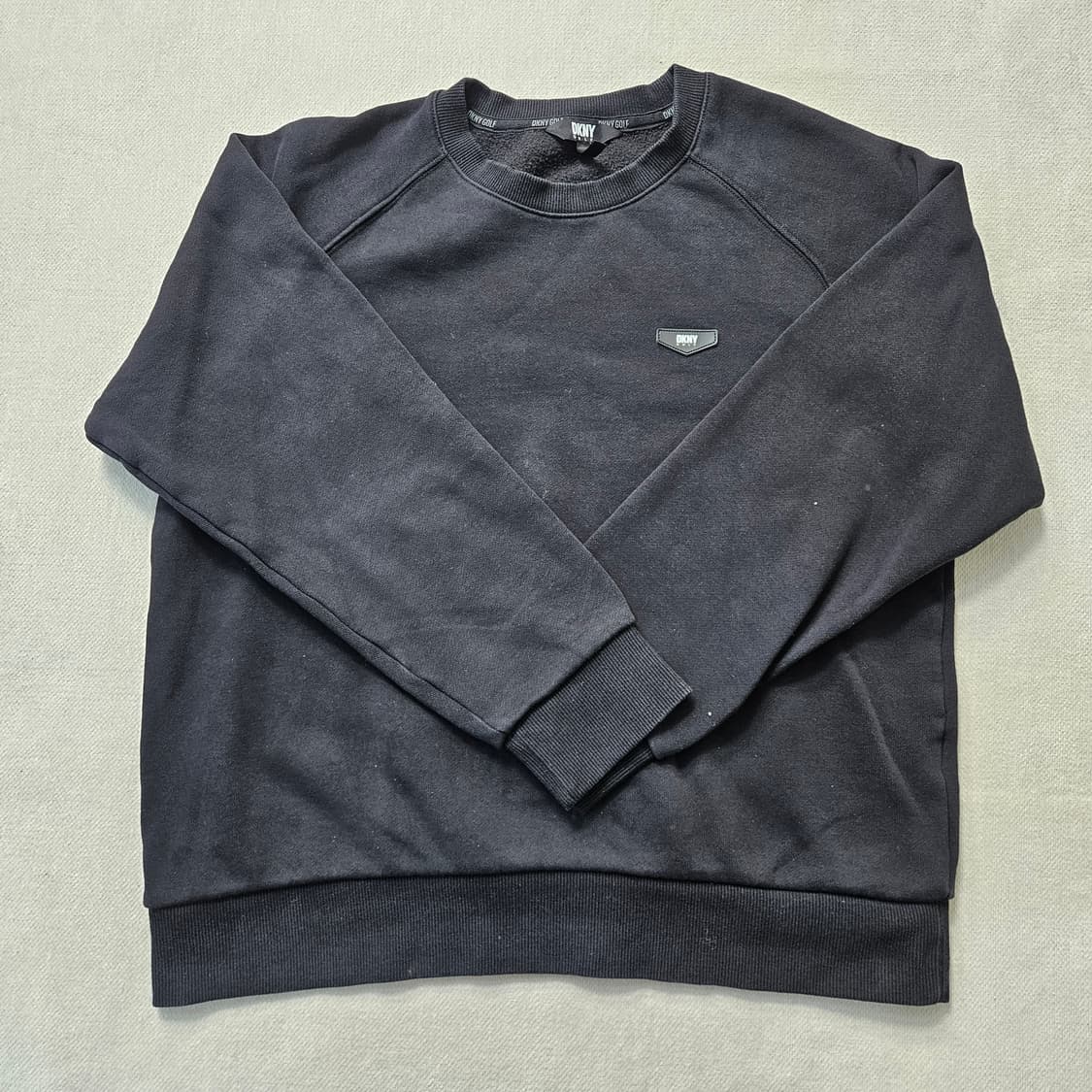 L DKNY GOLF 블랙 맨투맨 0305Y 상품이미지1