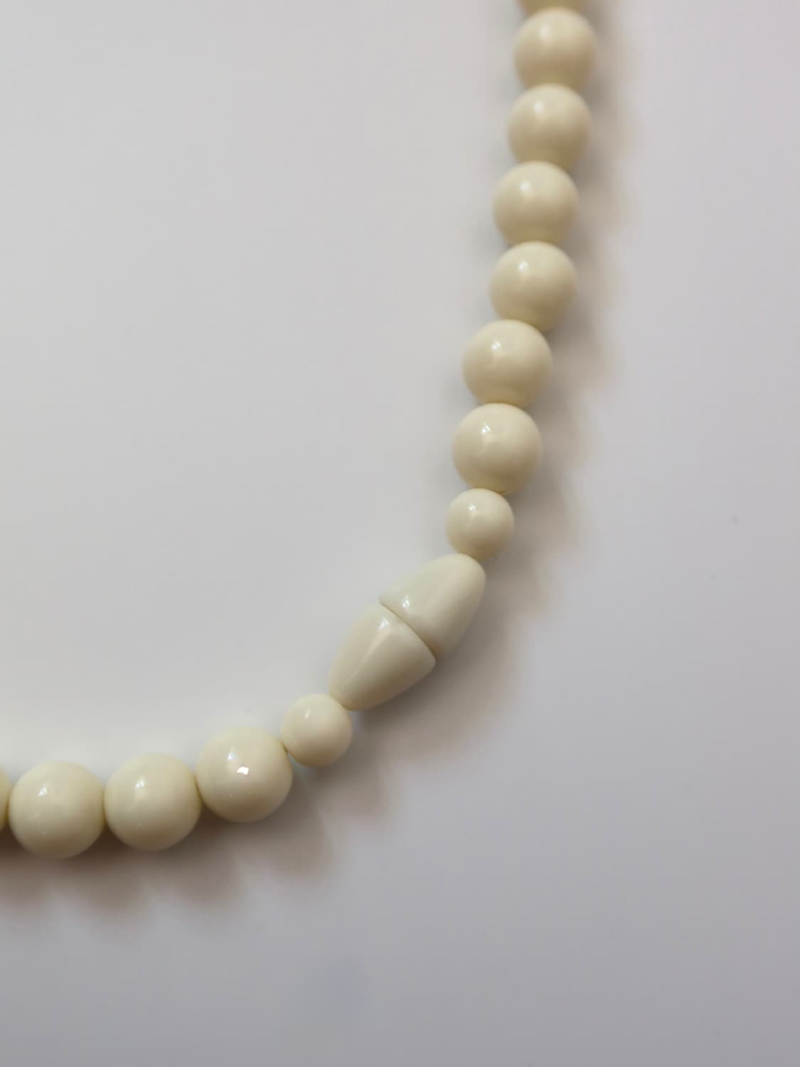 milky bead necklace 상품이미지5