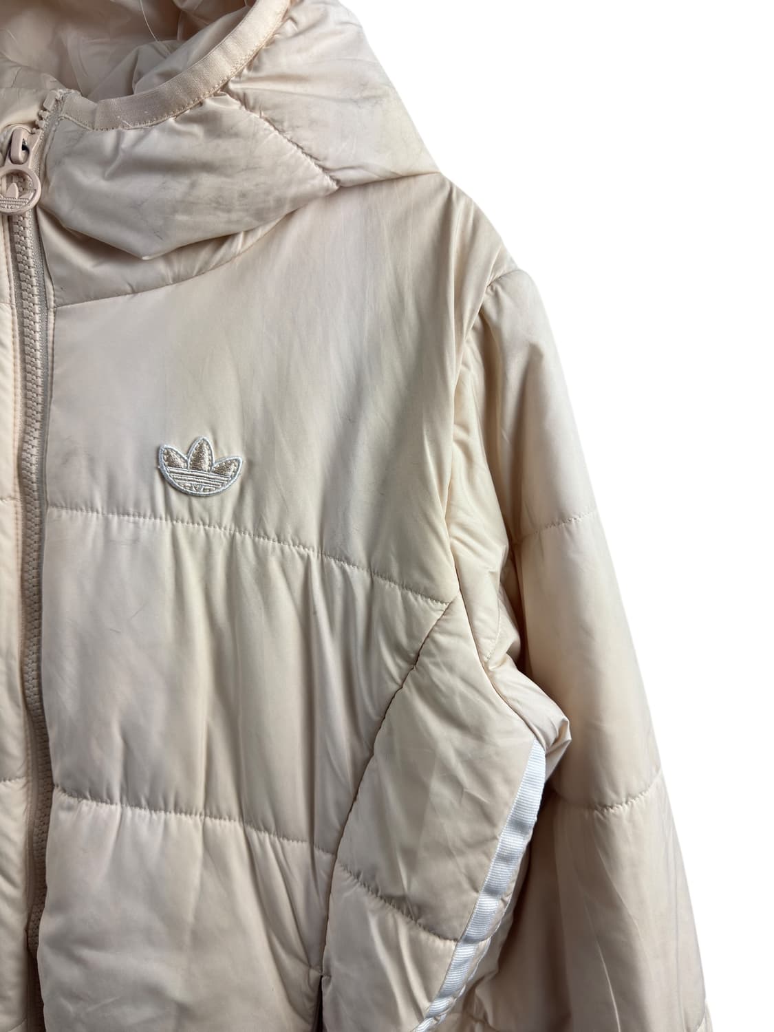 아디다스 베이지 화이트 패딩1487 상품이미지4