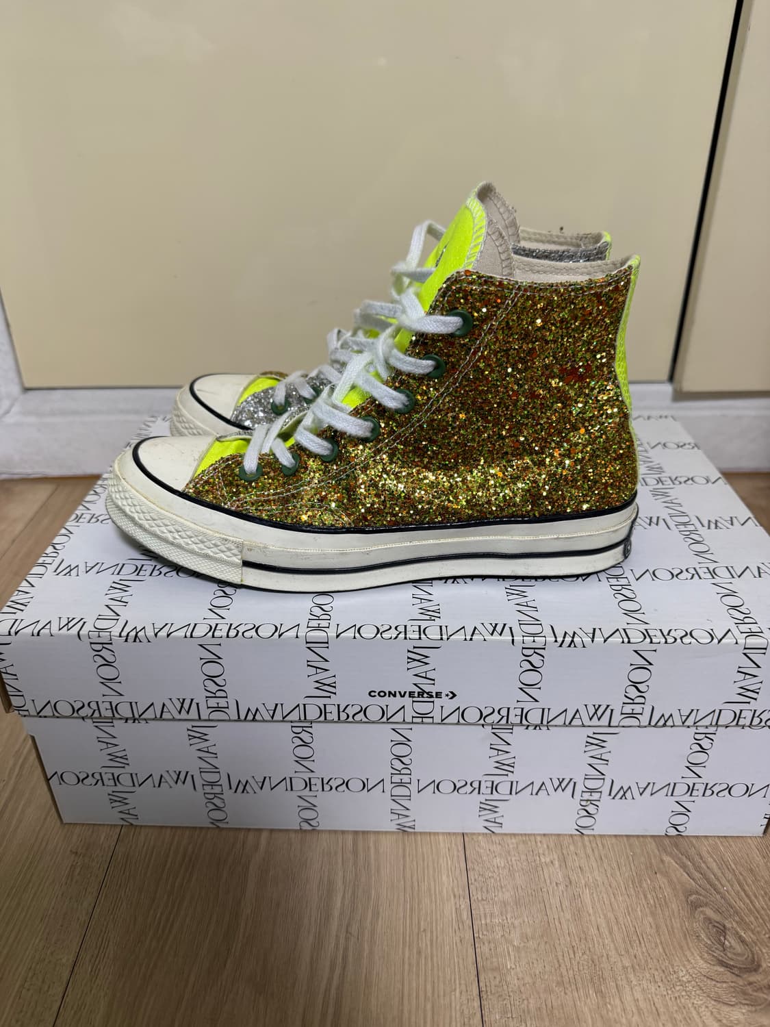 JW앤더슨 x 컨버스 척 하이 글리터 245 상품이미지4