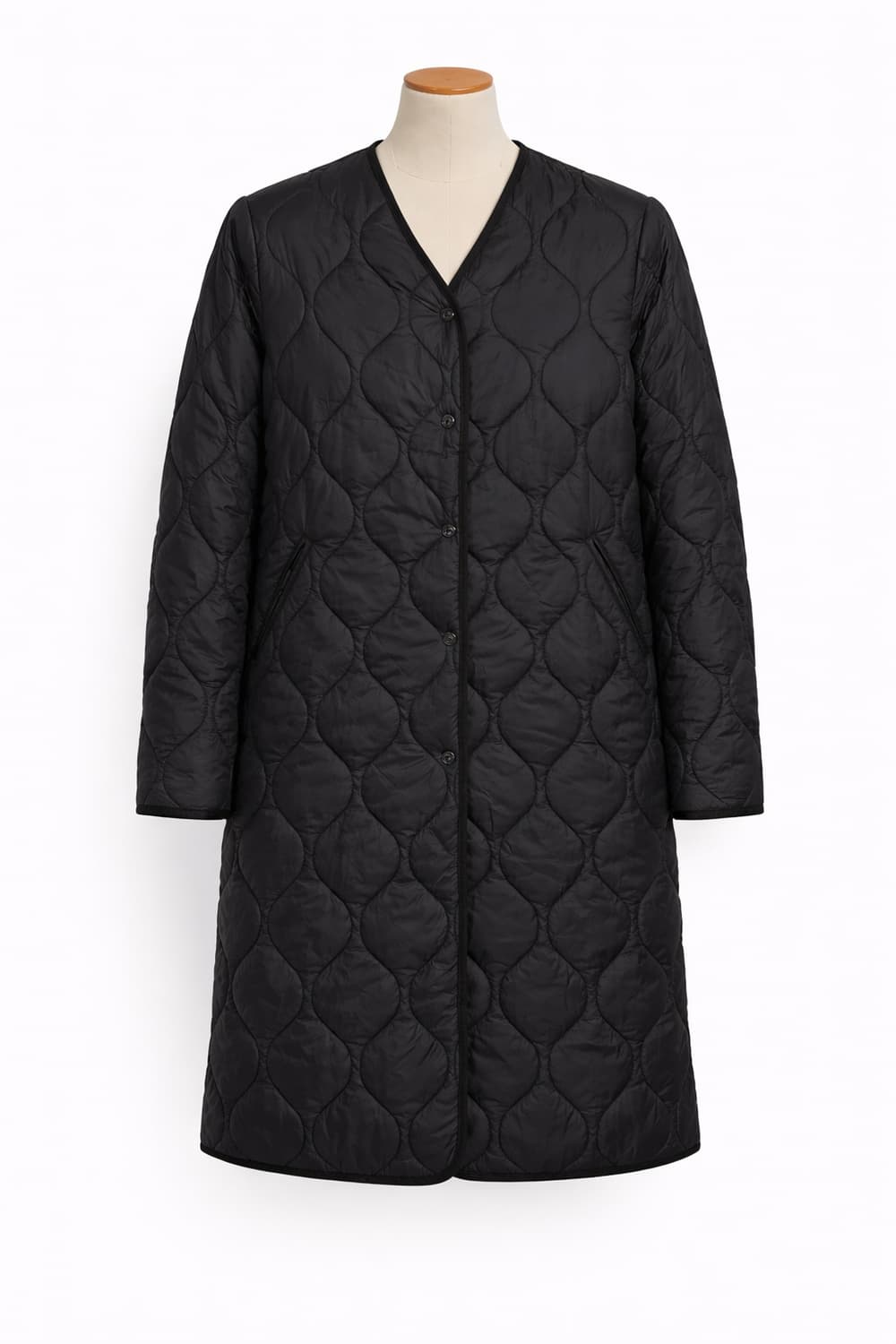 빈폴 퀼팅 패딩코트 여성경량 패딩 M 상품이미지1