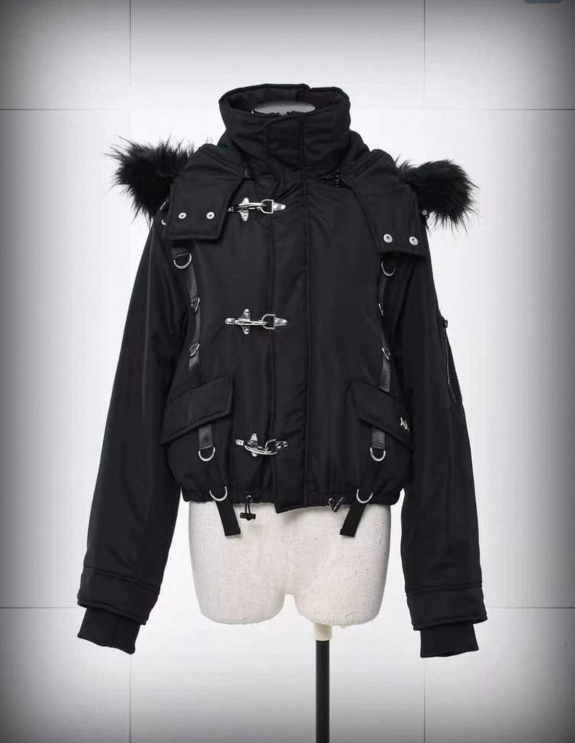 서브컬쳐 블랙퍼 n2b 버클 자켓 점퍼 상품이미지1