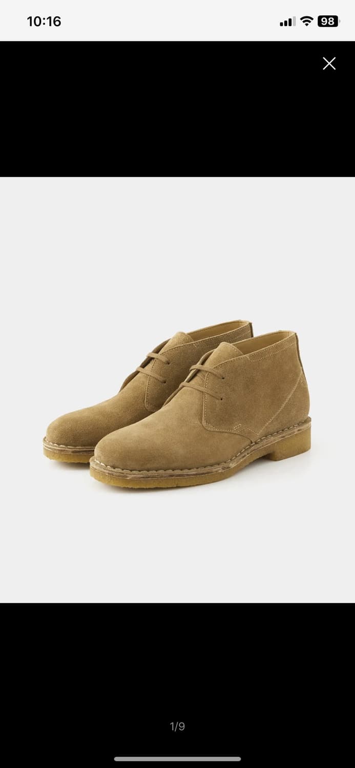 새상품) 로맨틱무브 바넷 데저트부츠 웜옐로우 상품이미지1