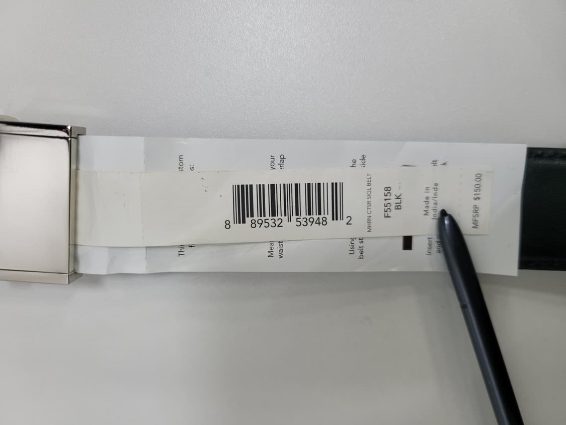 (새상품) COACH 코치 벨트 시그니처 엠보 블랙 F55158
 상품이미지8