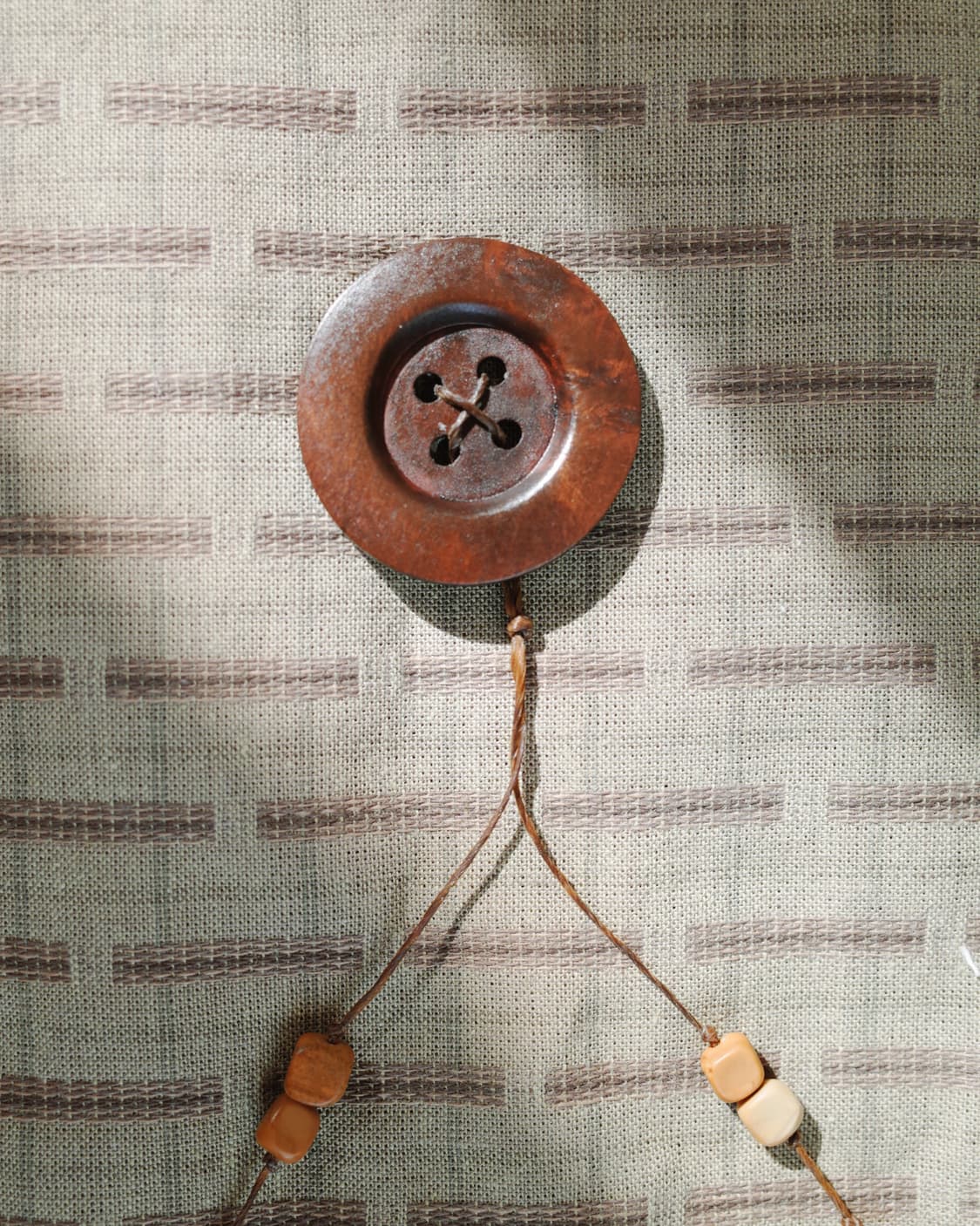 chip botton necklace 칩 단추 목걸이 핸드메이드 상품이미지1